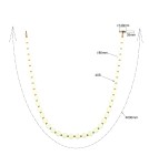 Designer pendant lamps - Light Prestige Dorado Rope 4m gold LED CCT pendant lamp LP-002/4M CCT. - product 5