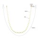 Light Prestige Lampa wisząca Dorado Rope 4 m złota LED CCT LP-002/4M CCT