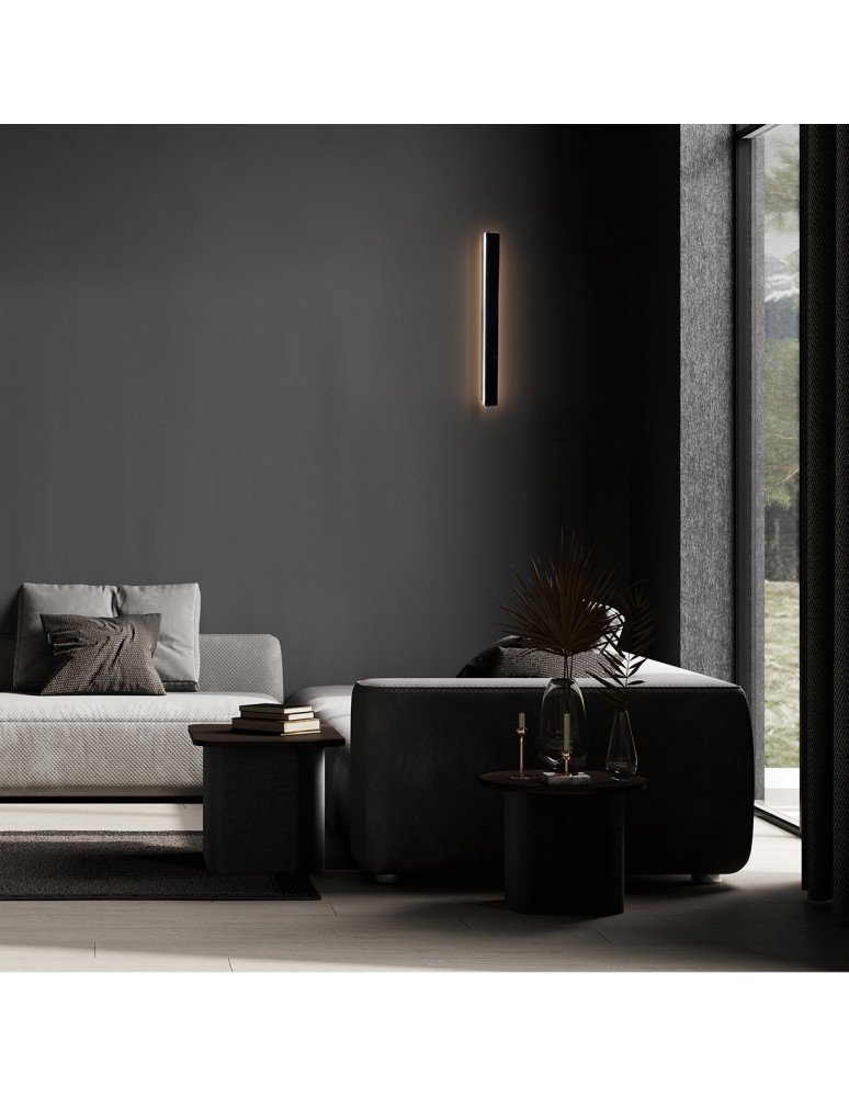 Outdoor wall lamps - Light Prestige Wall lamp Bodo 60 cm black IP54 LED CCT LP-789/1W 60 BK - product kolory-swiatla.pl 4