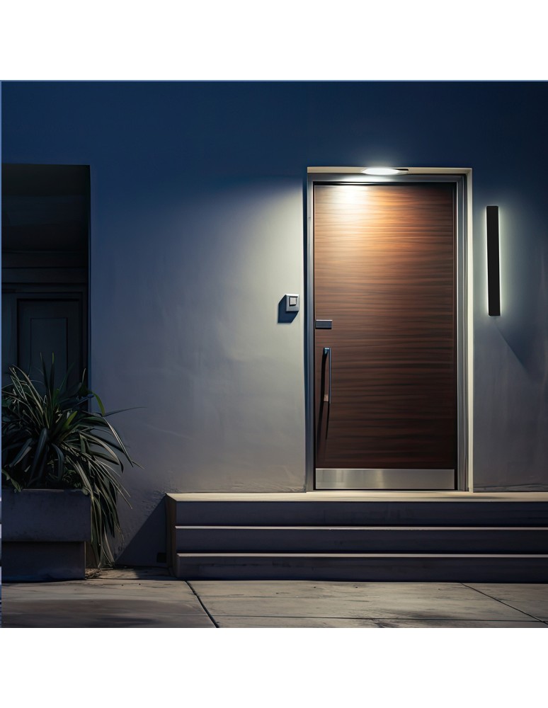 Outdoor wall lamps - Light Prestige Bodo 90 cm black IP54 LED CCT wall lamp LP-789/1W 90 BK - product kolory-swiatla.pl 2