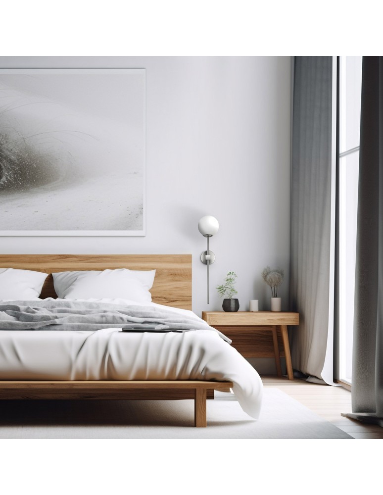 Wall lamps spheres - Light Prestige Wall lamp Piruleta chrome IP44 1xG9 LP-008/1W CH - product kolory-swiatla.pl 2