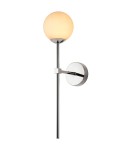 Wall lamps spheres - Light Prestige Wall lamp Piruleta chrome IP44 1xG9 LP-008/1W CH - product 3