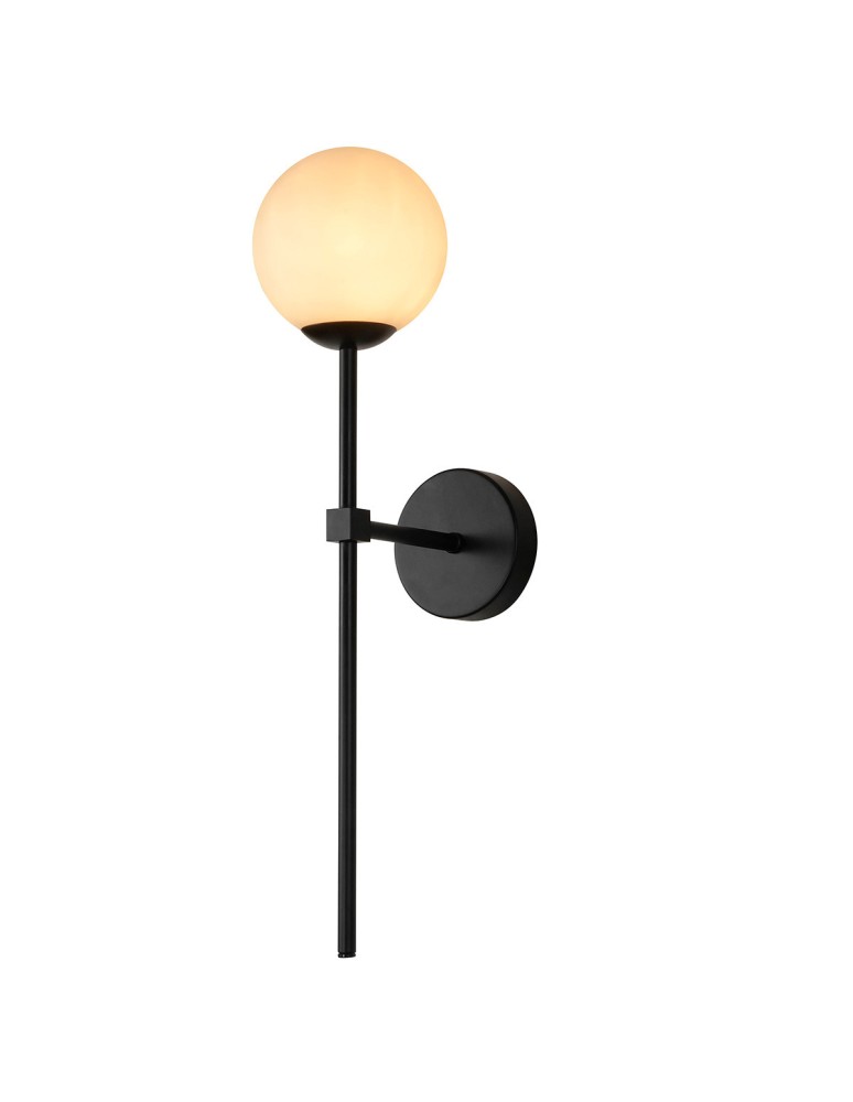 Wall lamps spheres - Light Prestige Wall lamp Piruleta black IP44 1xG9 LP-008/1W BK - product kolory-swiatla.pl 3
