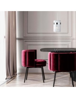 Light Prestige Lampa wisząca Vetro 1 chrom 1xE14 LP-2910/1P CH - produkt 2