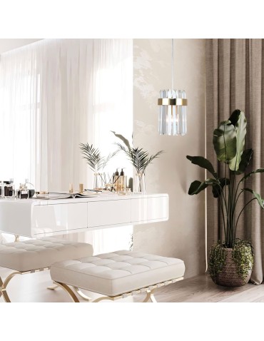 Light Prestige Vetro 1 gold 1xE14 pendant lamp LP-2910/1P GD - product 2