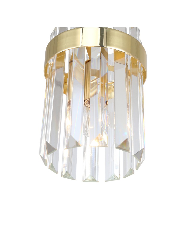 Single pendant lamps - Light Prestige Vetro 1 gold 1xE14 pendant lamp LP-2910/1P GD - product kolory-swiatla.pl 3