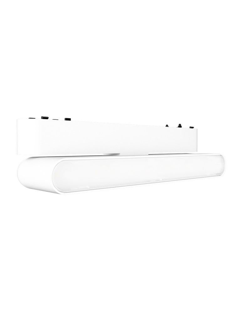 Magnetic rail lamps - Light Prestige Magnetic Slim Fizz 12W LED spotlight 3000K white LP-626-MAG SLIM 12W 3WH. - product kolory-swiatla.pl 1