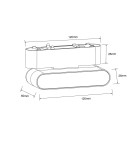 Magnetic rail lamps - Light Prestige Magnetic Slim Fizz 6W LED 3000K white LP-626-MAG SLIM 6W 3WH spotlight. - product 3