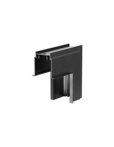 Light Prestige L ceiling-to-wall flush-mounted switch Magnetic Slim black LP-656-MAG SLIM L RS angle BK
