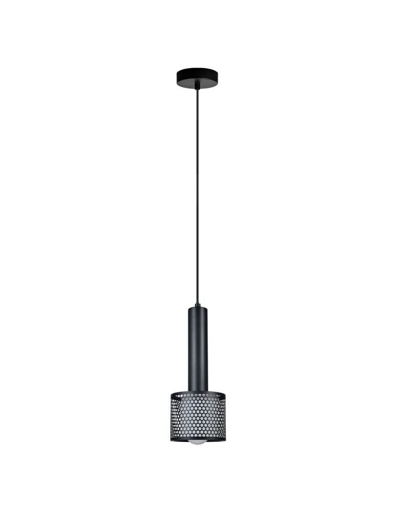 Single pendant lamps - Light Prestige Amo pendant lamp black 1xE27 LP-0702/1P BK - product kolory-swiatla.pl 1