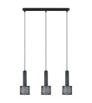 Pendant lamps on a strip - Light Prestige Amo pendant lamp black 3xE27 LP-0702/3L BK - product 1