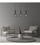 Pendant lamps on a strip - Light Prestige Amo pendant lamp black 3xE27 LP-0702/3L BK - product 3