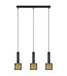 Pendant lamps on a strip - Light Prestige Amo pendant lamp black 3xE27 LP-0702/3L BK - product 4
