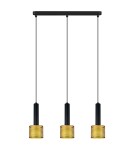 Pendant lamps on a strip - Light Prestige Amo black-gold pendant lamp 3xE27 LP-0702/3L GD - product 3