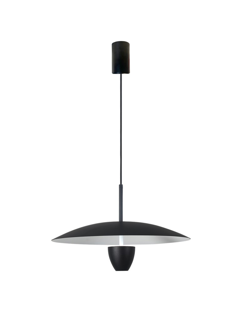 Scandinavian style pendant lamps - Light Prestige Ufo M black LED CCT pendant lamp LP-0408/1P M BK - product kolory-swiatla.pl 1