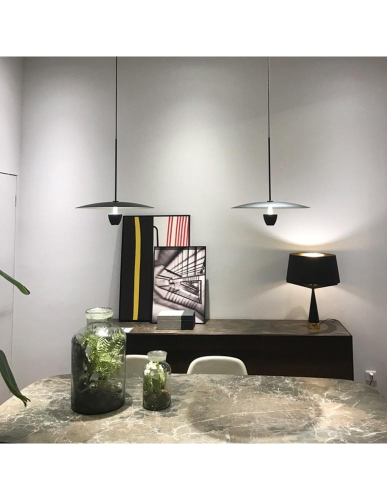 Scandinavian style pendant lamps - Light Prestige Ufo M black LED CCT pendant lamp LP-0408/1P M BK - product kolory-swiatla.pl 4