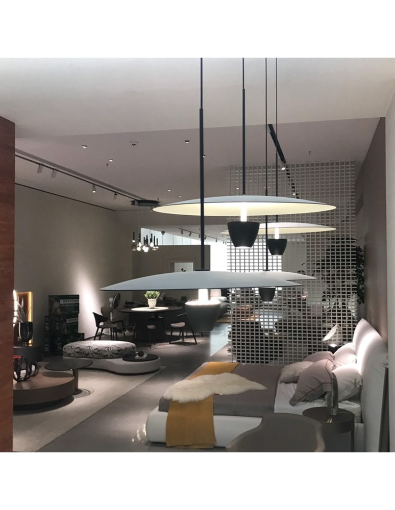 Scandinavian style pendant lamps - Light Prestige Ufo S black LED CCT pendant lamp LP-0408/1P S BK - product kolory-swiatla.pl 3