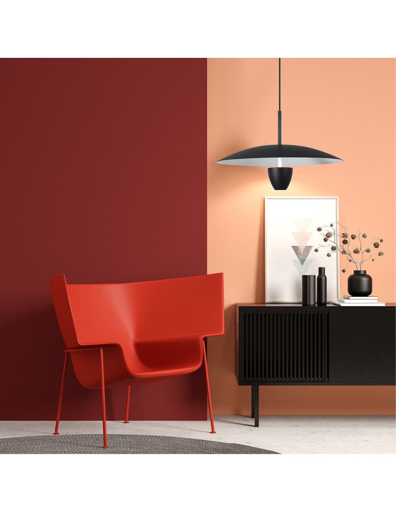 Scandinavian style pendant lamps - Light Prestige Ufo S black LED CCT pendant lamp LP-0408/1P S BK - product kolory-swiatla.pl 5