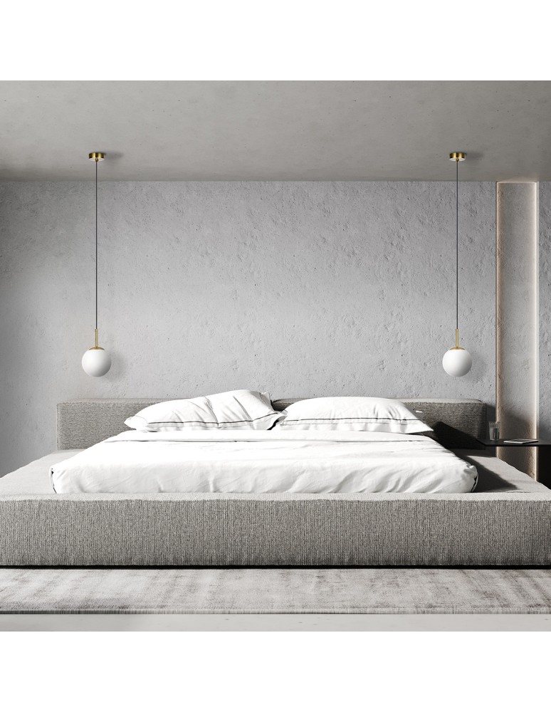 Pendant lamps spheres - Light Prestige Dorado pendant lamp gold 1xE14 LP-002/1P - product kolory-swiatla.pl 2