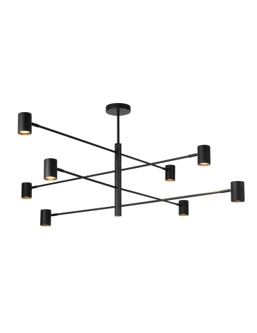 Light Prestige Snow 8 pendant lamp black 8xGU10 LP-731/8P BK