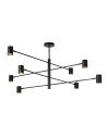Light Prestige Snow 8 pendant lamp black 8xGU10 LP-731/8P BK