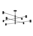 Modern pendant lamps - Light Prestige Snow 8 pendant lamp black 8xGU10 LP-731/8P BK - product 4