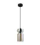 Single pendant lamps - Light Prestige Single pendant lamp Nivio smoke 1xE27 LP-2811/1P AM - product 1