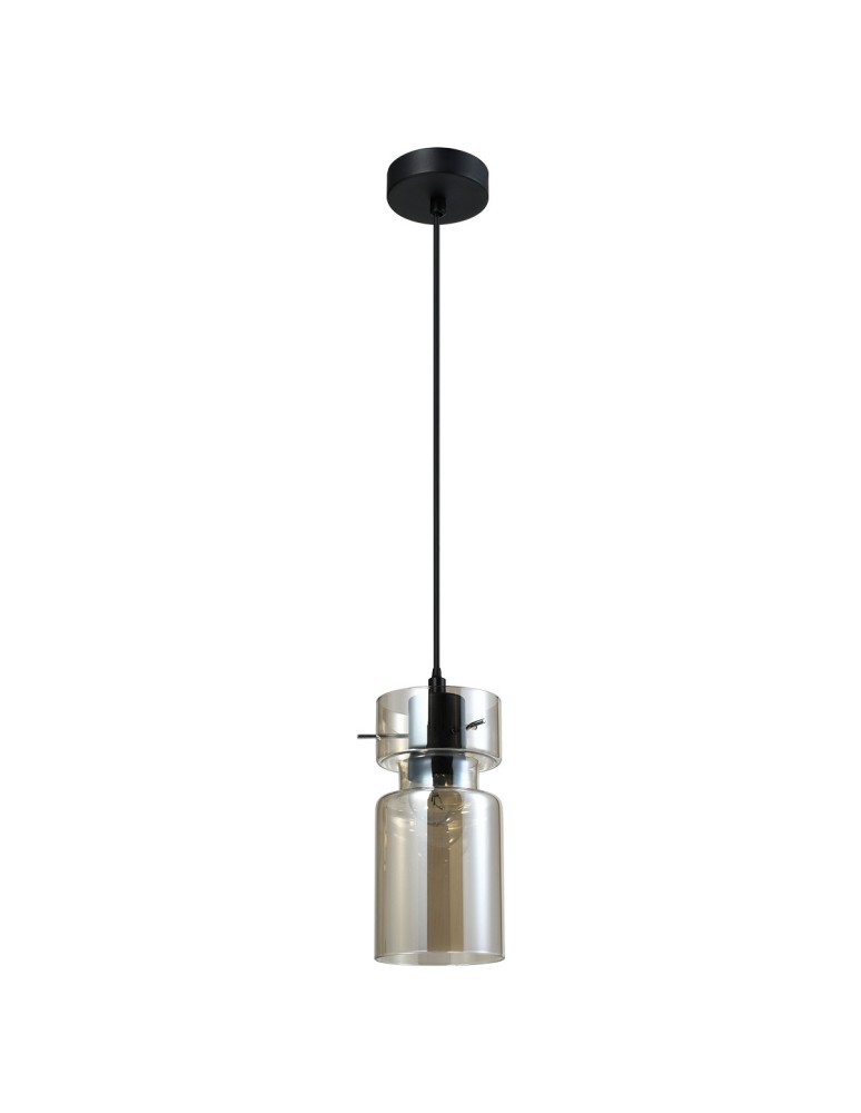 Single pendant lamps - Light Prestige Single pendant lamp Nivio smoke 1xE27 LP-2811/1P AM - product kolory-swiatla.pl 1