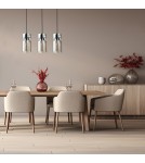 Pendant lamps on a strip - Light Prestige Nivio smoky triple pendant lamp 3xE27 LP-2811/3L AM - product 2