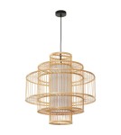 Boho pendant lamps - Light Prestige Stela rattan pendant lamp 1xE27 LP-2026/1P - product 1