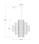 Boho pendant lamps - Light Prestige Stela rattan pendant lamp 1xE27 LP-2026/1P - product 7