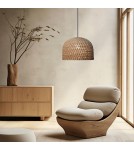 Boho pendant lamps - Light Prestige Ratan pendant lamp Kanso 40 cm light wood 1xE27 LP-2025/1P 40 cm - product 2