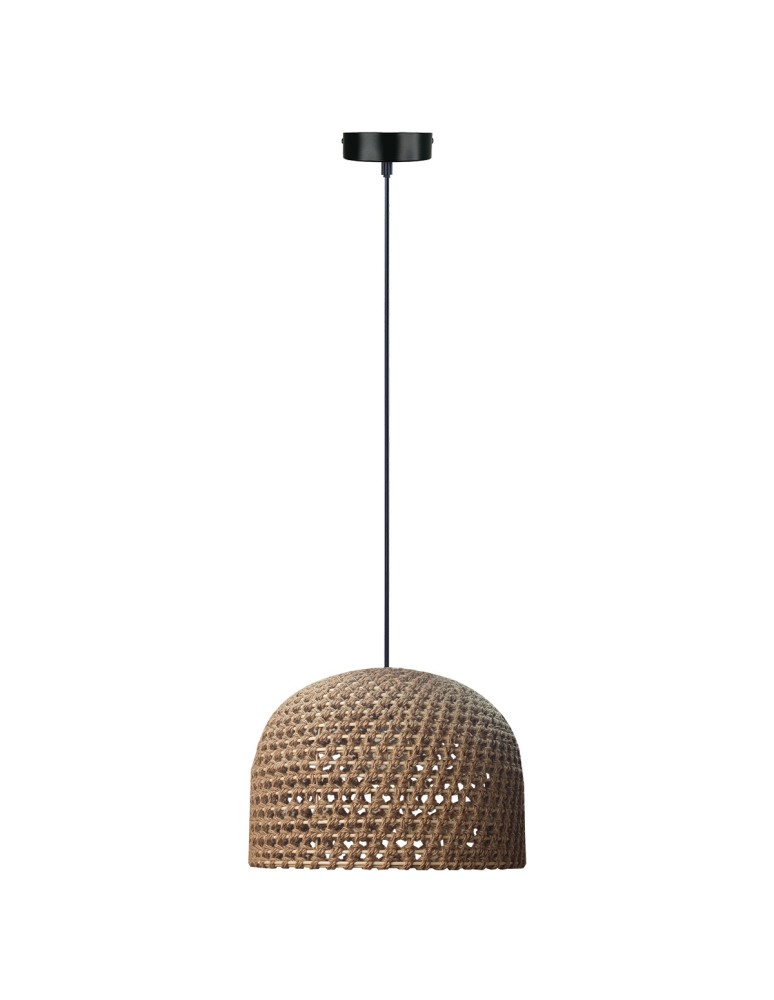 Boho pendant lamps - Light Prestige Ratan pendant lamp Kanso 40 cm light wood 1xE27 LP-2025/1P 40 cm - product kolory-swiatla.pl 3
