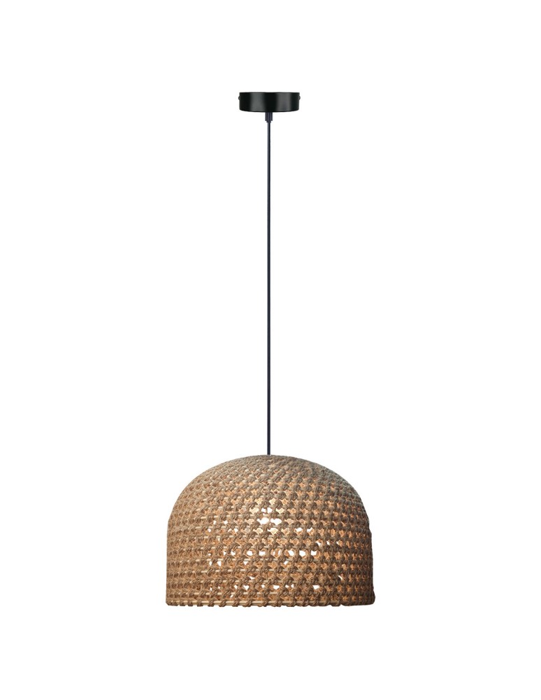 Boho pendant lamps - Light Prestige Ratan pendant lamp Kanso 50 cm light wood 1xE27 LP-2025/1P 50 cm - product kolory-swiatla.pl 1