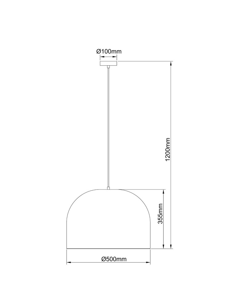 Boho pendant lamps - Light Prestige Ratan pendant lamp Kanso 50 cm light wood 1xE27 LP-2025/1P 50 cm - product kolory-swiatla.pl 5