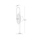 Light Prestige Kinkiet Plato bursztynowy LED CCT LP-0301/1W AM