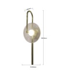 Designer wall lamps - Light Prestige Plato transparent LED CCT wall lamp LP-0301/1W TR - product 3