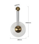 Designer wall lamps - Light Prestige Wall lamp Bell transparent LED CCT LP-1702/1W TR - product 3