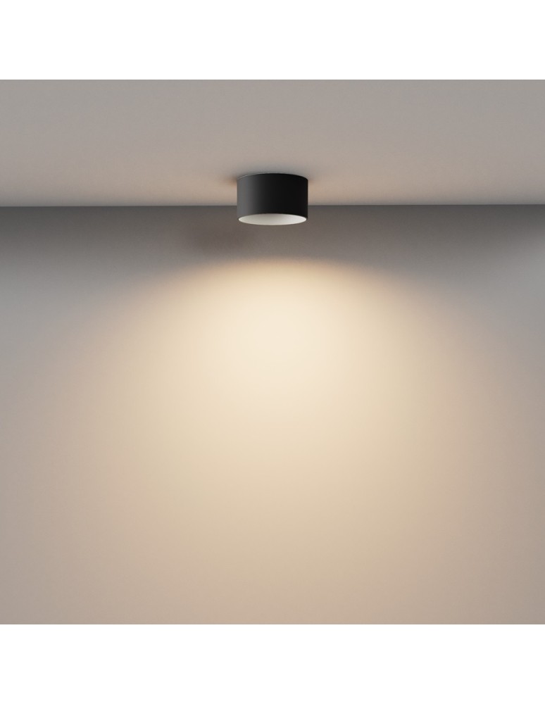 LED ceiling luminaires - Maytoni Vega LED Ceiling Lamp 12W 890lm 3000K Black C089CL-12W3K-B. - product kolory-swiatla.pl 4