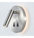 Reading wall lamps - ITALUX NELLY Nickel LED wall lamp 3000K SP.7349-02B-S-NICK - product 1