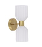 Glamour wall lamps - Light Prestige Double wall lamp Piega white 2xE14 LP-939/2W white - product 3