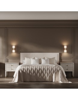 Light Prestige Podwójny kinkiet Piega biały 2xE14 LP-939/2W white - produkt 2