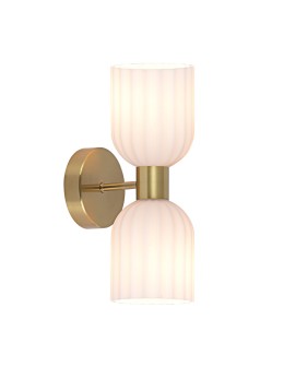 Light Prestige Double wall lamp Piega white 2xE14 LP-939/2W white