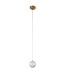 Single pendant lamps - Light Prestige Brillant 1 gold LED CCT pendant lamp LP-3303/1P GD. - product 1