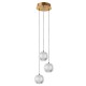 Light Prestige Lampa wisząca Brillant 3 złota LED CCT LP-3303/3P GD