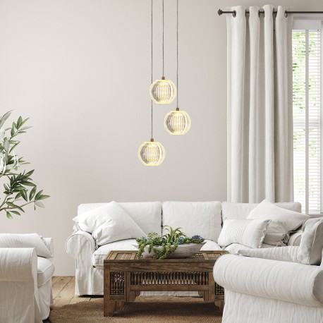 Light Prestige Lampa wisząca Brillant 3 złota LED CCT LP-3303/3P GD