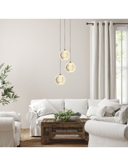 Light Prestige Brillant 3 gold LED CCT pendant lamp LP-3303/3P GD - product 2