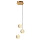 Light Prestige Lampa wisząca Brillant 3 złota LED CCT LP-3303/3P GD