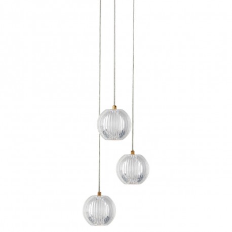 Light Prestige Lampa wisząca Brillant 3 złota LED CCT LP-3303/3P GD