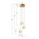 Light Prestige Lampa wisząca Brillant 3 złota LED CCT LP-3303/3P GD